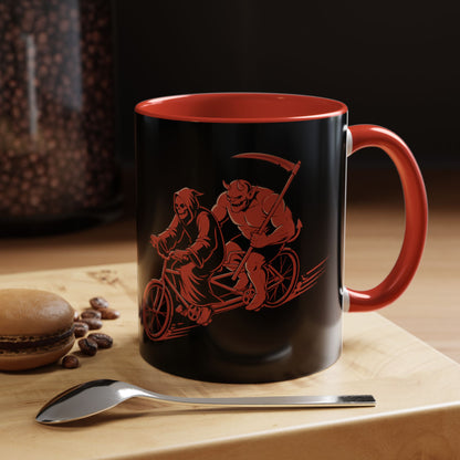 "Hop On, Loser - We're Going To Hell" Coffee Mug