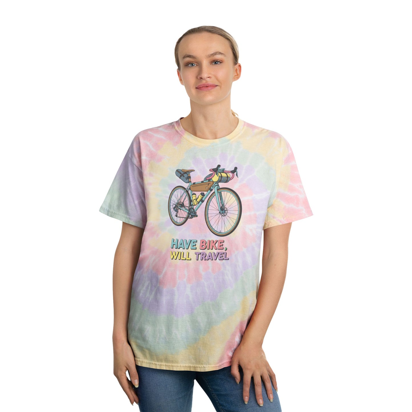 Have Bike, Will Travel Tie-Dye (front)