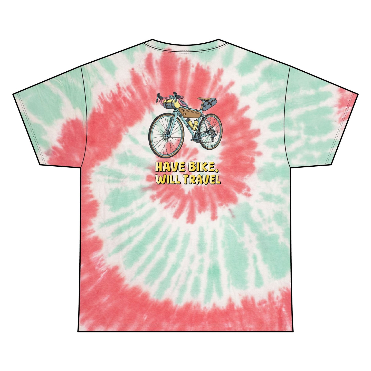 Have Bike, Will Travel Tie-Dye (back)